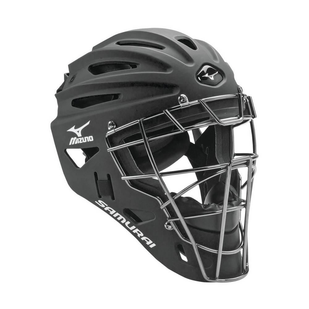 Casco De Beisbol Mizuno Samurai G4 Hombre Negras España HDKM-67431